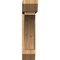 Ekena Millwork Thorton Slat Smooth Bracket w/ Offset Brace, Western Red Cedar, 7 1/2"W x 32"D x 32"H BKT0806X32X32THR06SWR - alternate 3